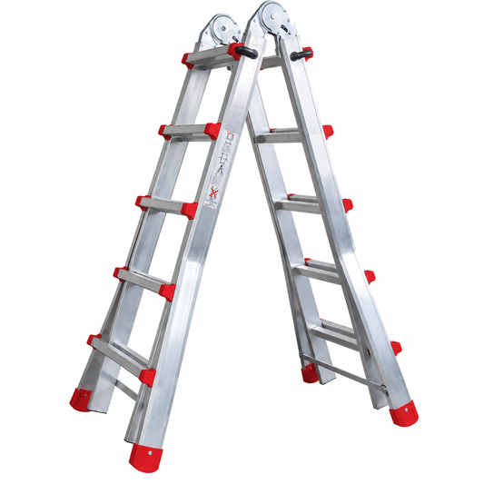 LITAN Échelle Multiposition M75 4×4 Aluminium A10750004R – 150kg EN131 Autobloquant | SQES Tunisie
