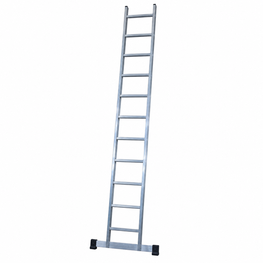 LITAN Échelle Simple Aluminium Marches Larges 86mm – 2m 3m 4m 5m Chantier | SQES Tunisie
