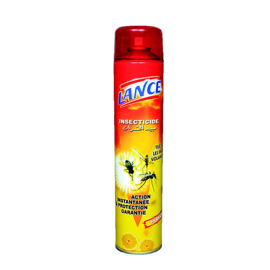 LANCE jaune LTH, aérosol insecticide 300 ml contre mouches et moustiques – SQES Tunisie