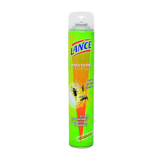 LANCE vert LTH – aérosol insecticide 750 ml, photo de l'emballage du catalogue fabricant, sur fond blanc – SQES Tunisie