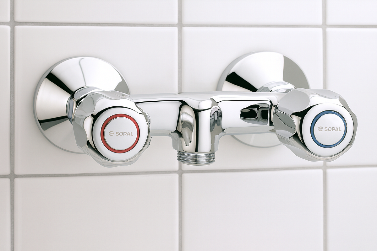Mélangeur Salakta douche installé
