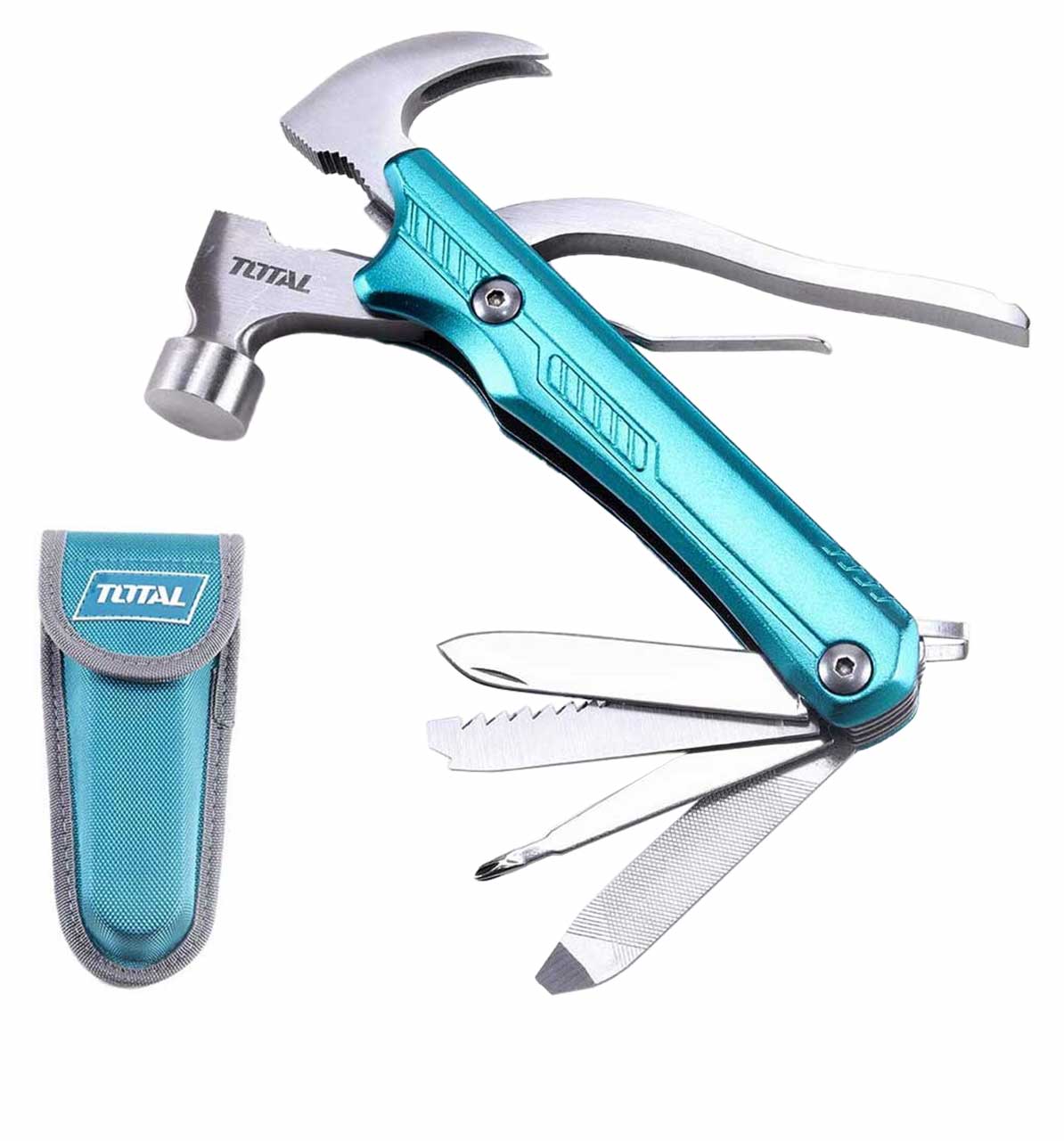 Marteau multifonctions TOTAL THMFH0126 12 outils en 1 manche aluminium – SQES Tunisie
