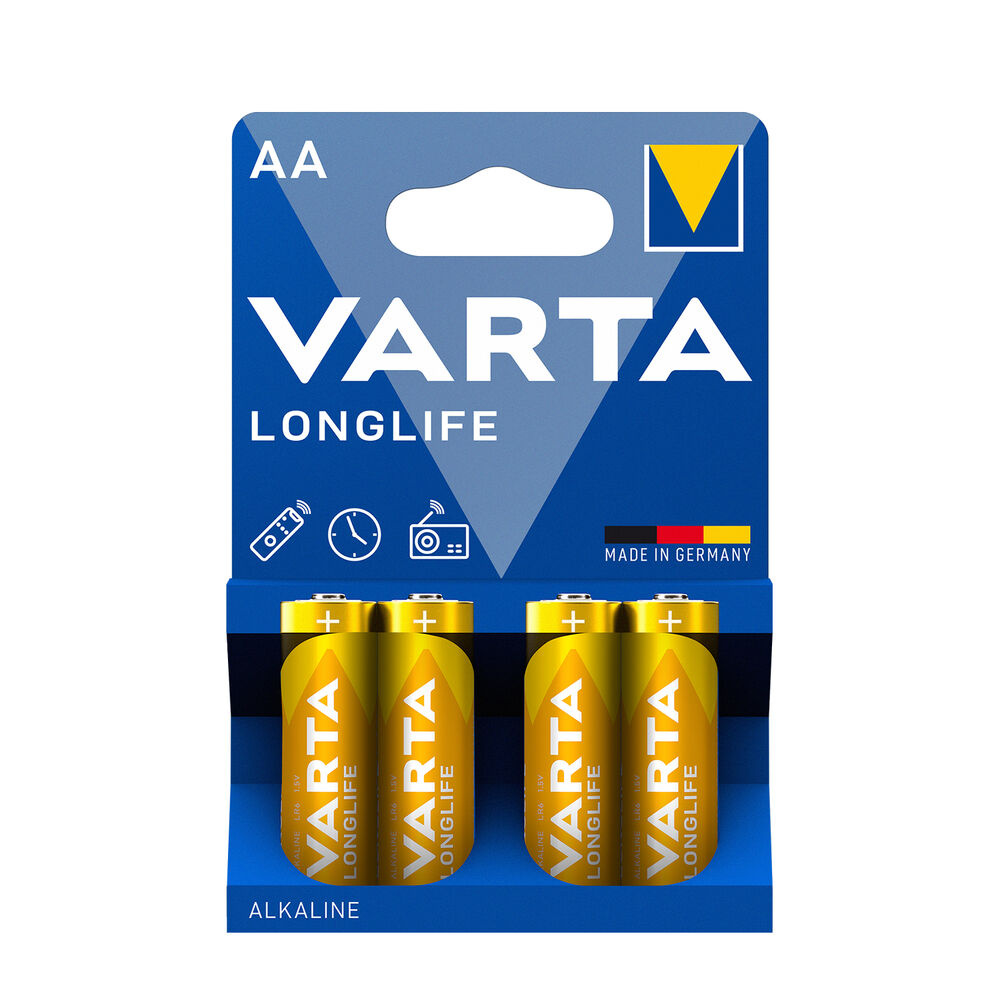 VARTA Pile Longlife Extra AA LR6 PACK 4