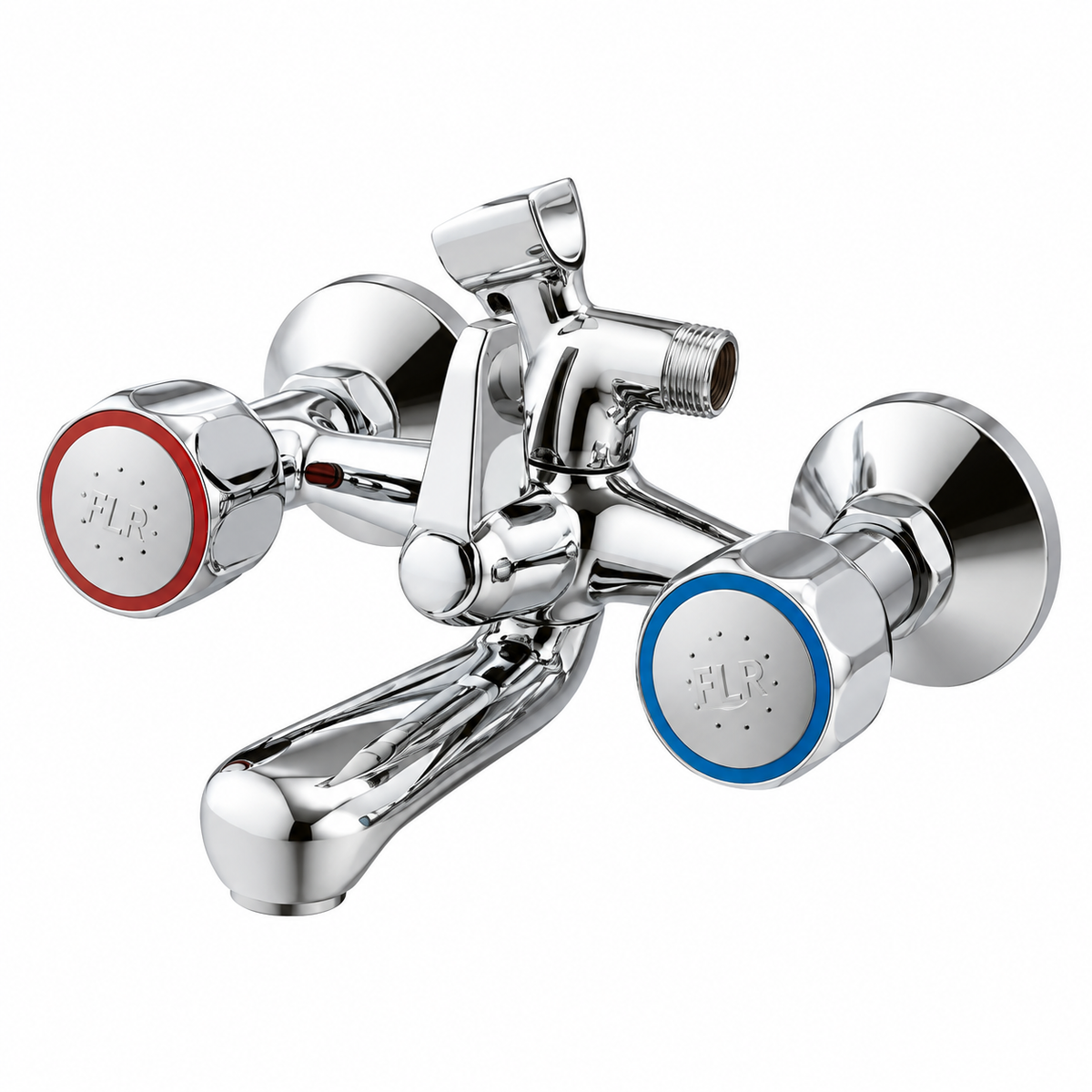 Mélangeur Bain-Douche Mural Chromé FLR Standard ML2001/SD – Deux Commandes Entraxe 150mm G1/2" | SQES Tunisie
