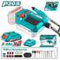 Mini Meuleuse Multifonctions TOTAL TMGLI20011 20V 33000tr/min Pince 3.2mm Kit 40 Accessoires Arbre Flexible — SQES Tunisie
