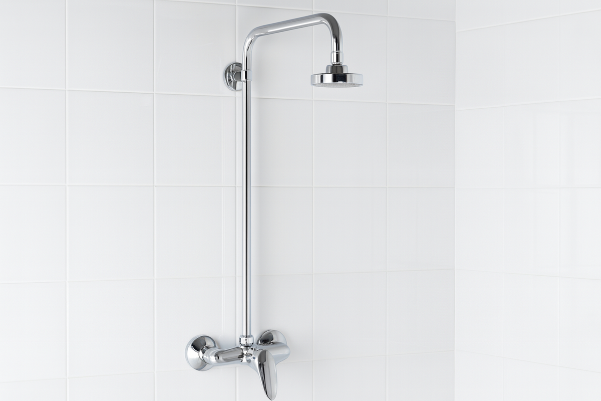 Mitigeur douche Kerkennah avec colonne installé