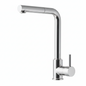 Mitigeur évier chrome FRAMO CHR 604 avec douchette extractible rétractable – 2 jets, bec 360°, cartouche céramique 40mm, testé 500 000 cycles, certification CE
