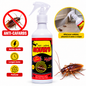 Flacon pulvérisateur MOUBYD LTH anti-cafards de 500 ml avec illustration de son application