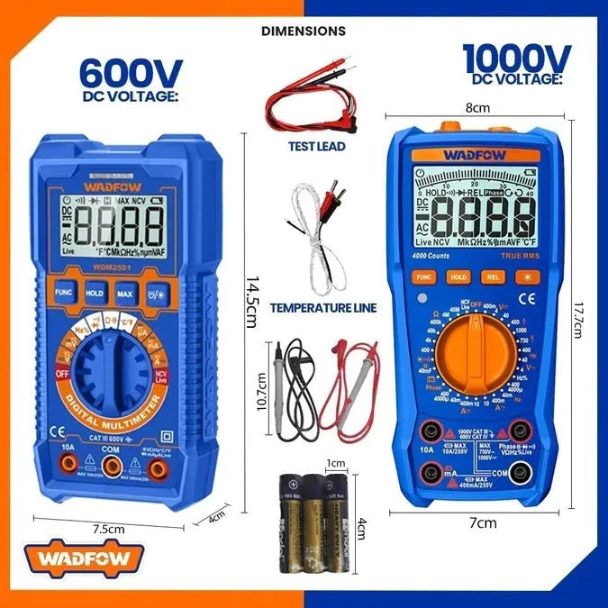 MULTIMETRE DIGITAL 600V - SQES