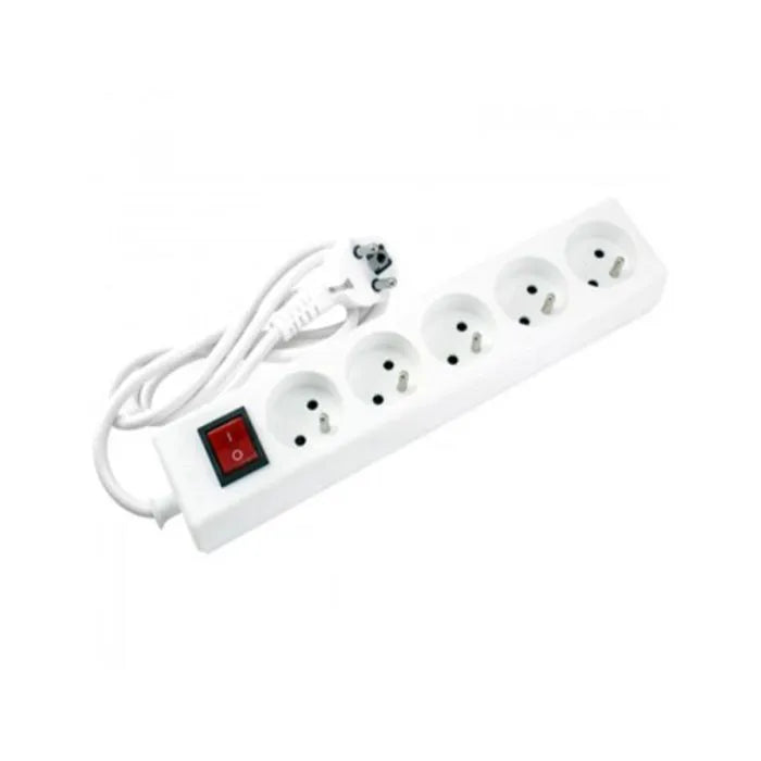 Multiprise SOMEF 5 Modules Avec Interrupteur 3M - SQES