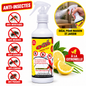 Flacon pulvérisateur OUT LTH à la citronnelle de 500 ml avec pictogrammes des insectes ciblés