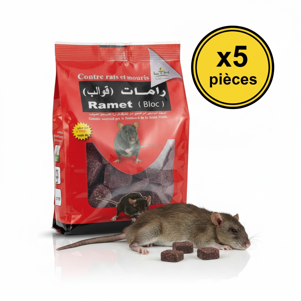 Pâtes Anti-Rongeurs Ramet - Pack de 5 Pièces