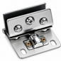 Paire de charnières de vitre 8 mm CM175 pour porte de meuble en verre