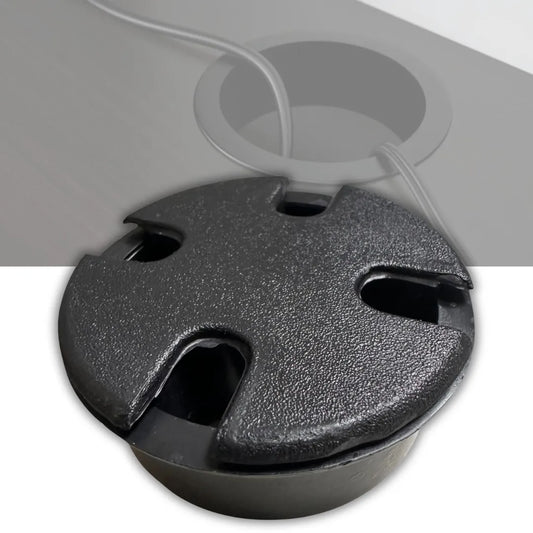 Bouchon Passe cable rond 57mm pour bureau - 10 pcs - SQES