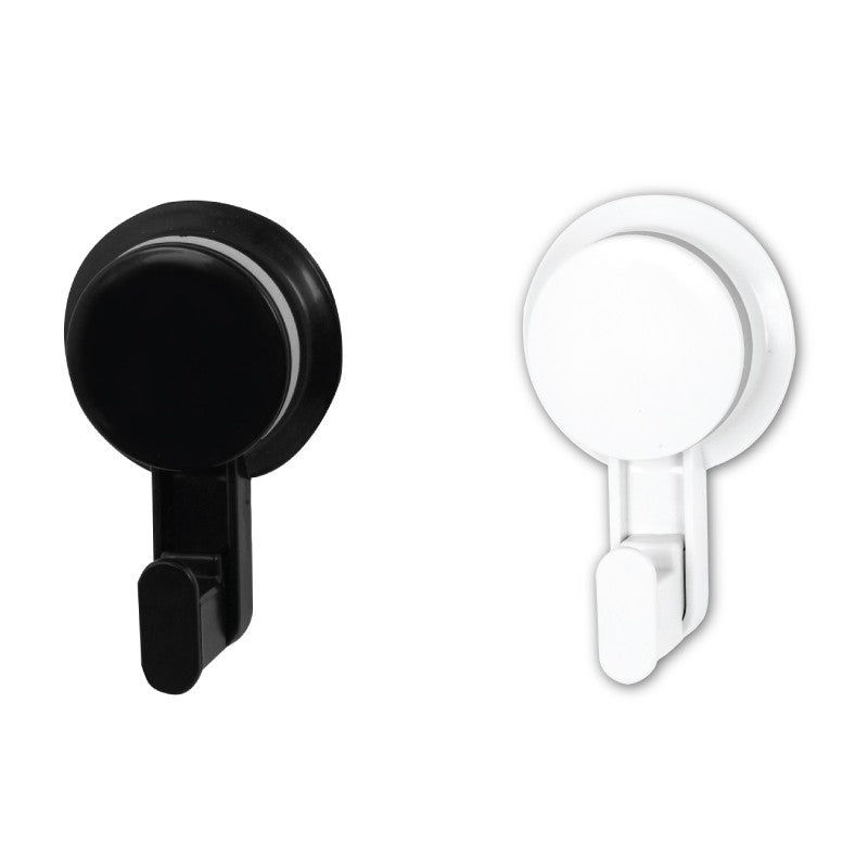 Pack 6 Accessoires Salle de Bain à Ventouse ABS Noir EJIM – Sans Perçage