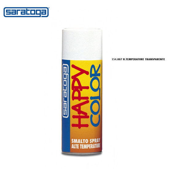 Peinture Spray TRANSPARENT Haute Température 400ml Saratoga 
peinture happy color