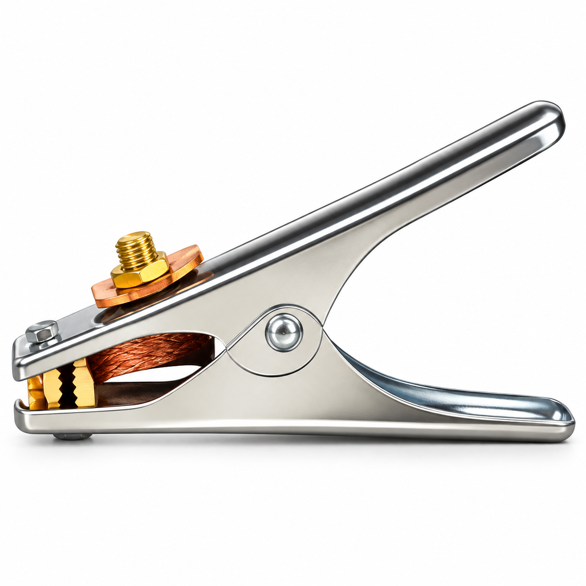 Pince de masse DS pour soudage, gamme 300 A . Pince seule sans câble pour équipements compatibles, disponible chez SQES Tunisie.