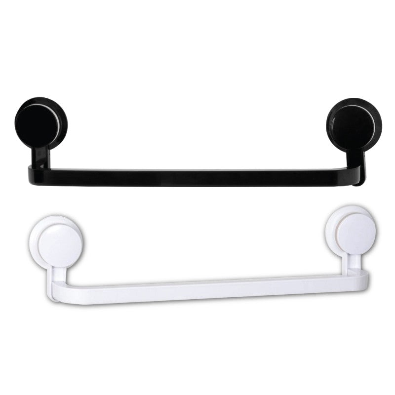 Pack 6 Accessoires Salle de Bain à Ventouse ABS Noir EJIM – Sans Perçage
