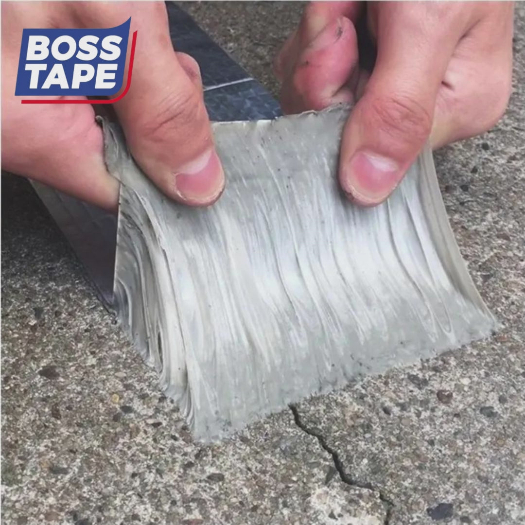 Bande d'étanchéité autocollante pour la réparation de toiture/gouttière, FLEX SEAL TAPE 3M (4PCS) BOSS TAPE