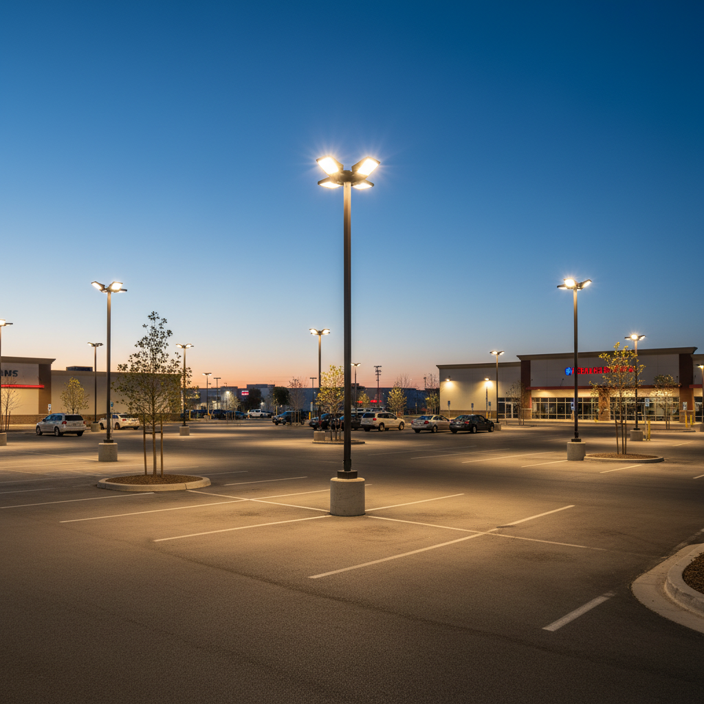 Projecteur Ledvance 150W éclairage parking 3000K