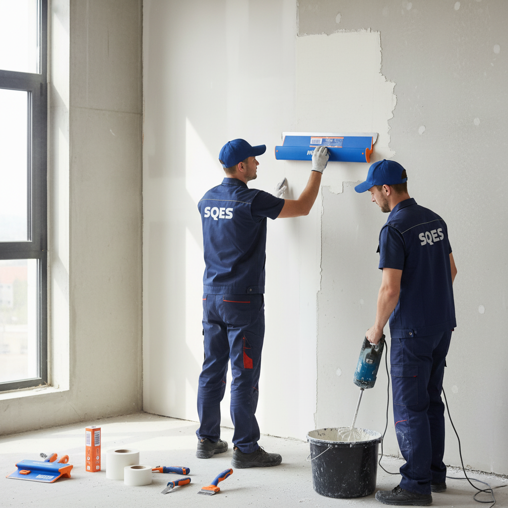 Équipe experts SQES sur chantier