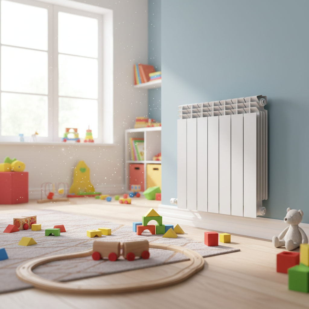Radiateur ECO/LINE blanc salle de jeux