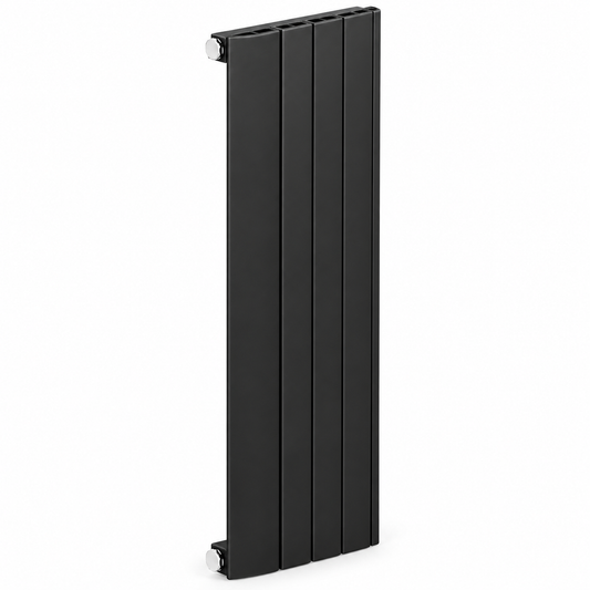Radiateur vertical SELANIK aluminium 180 cm disponible de 4 à 7 éléments en noir pour chauffage moderne chez SQES Tunisie.