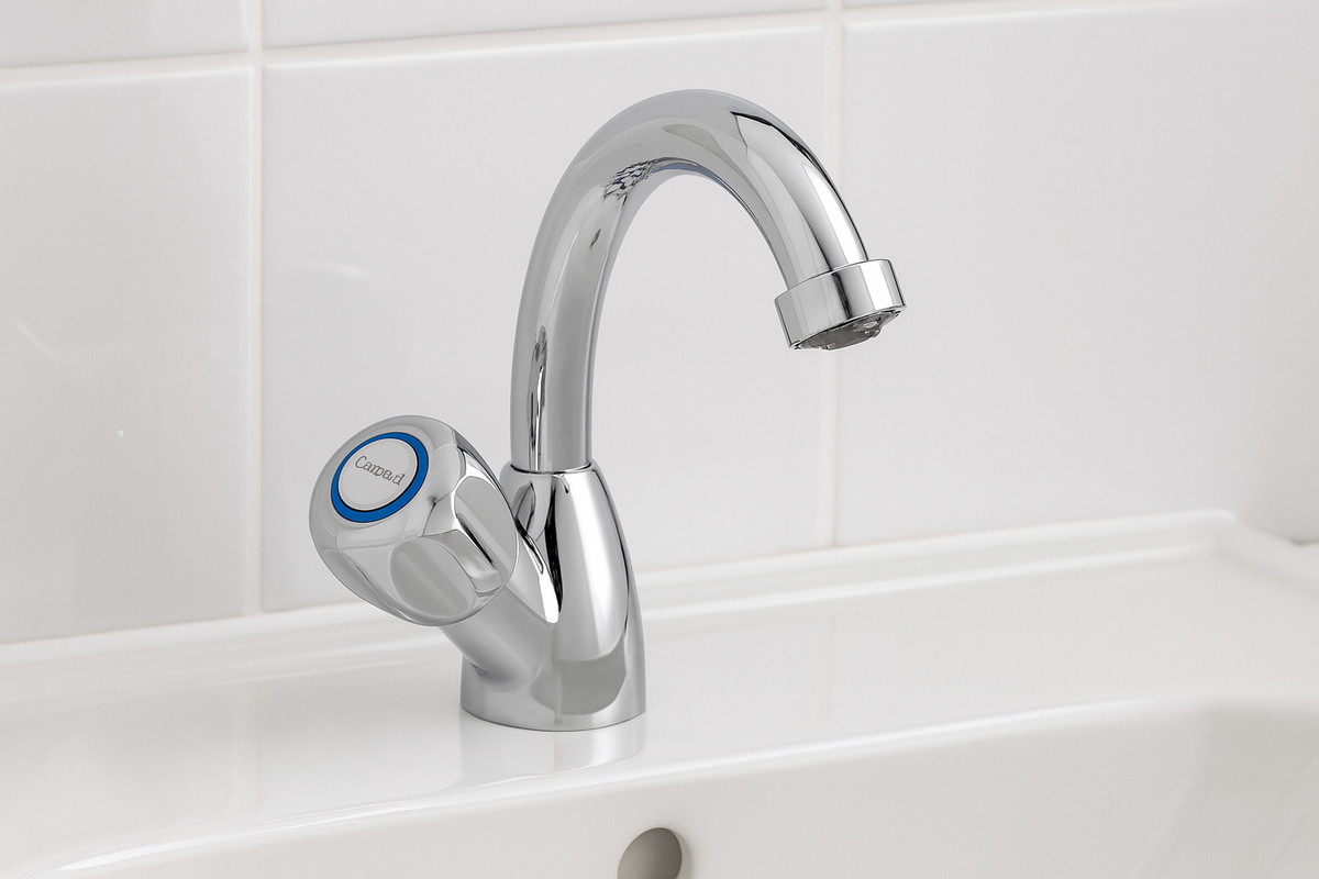 Robinet de lave-mains Salakta installé