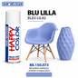 Spray peinture SARATOGA Happy Color bleu lilas 400 ml, référence 150.073 et rendu de couleur – illustration
