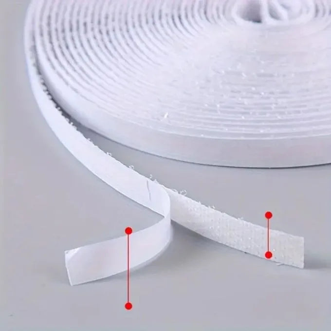 Scratch velcro Boss Tape 5,6m double face autocollant – fixation moustiquaire fenêtre et porte, repositionnable