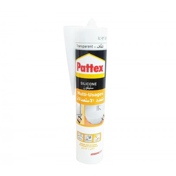 Pattex Silicone 280ml multi-usages - Transparent - SQES