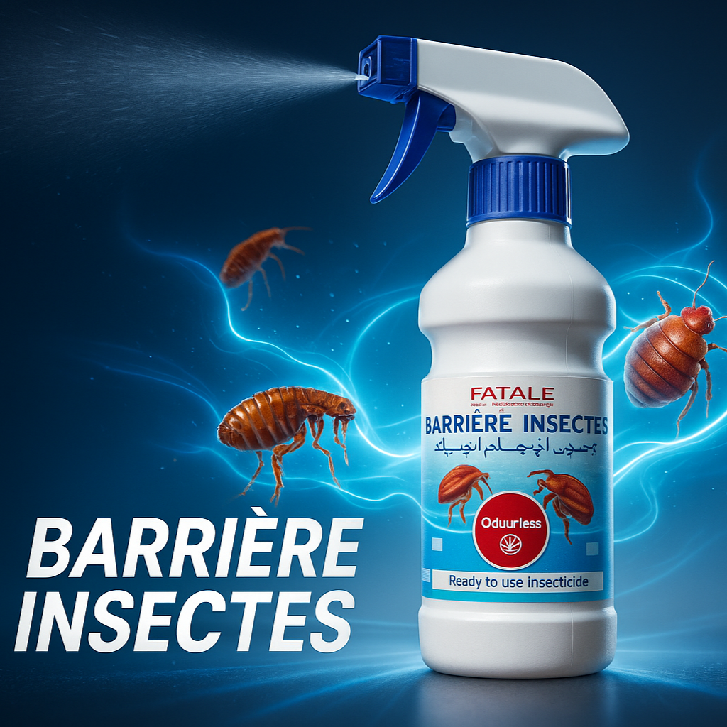 Spray anti-puces innovant avec effets dynamiques