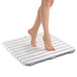 CAILLEBOTIS 55x55 - Tapis Douche Antidérapant Effet Bois Blanc