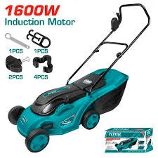 Tondeuse à Gazon TOTAL TGT616151 1600W Moteur Induction 380mm Bac 50L 5 Hauteurs — SQES Tunisie
