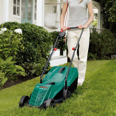 Tondeuse à Gazon Électrique Bosch Rotak 32 – 1200W | Coupe 32 cm | SQES Tunisie