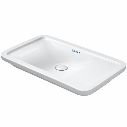 Vasque à poser Duravit PuraVida blanche 70 × 42 cm, en céramique, sans trop-plein ni trou de robinetterie. Découvrez-la sur SQES.tn.