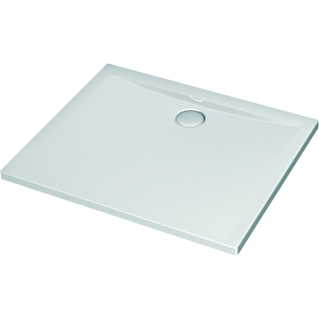 Receveur de douche rectangulaire ultra plat 100x80cm Blanc - DURA