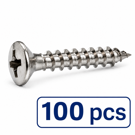 Vis à Bois Inox 3,5/20 – Réf. 933VS3520 – Visserie Fixation | SQES Tunisie
