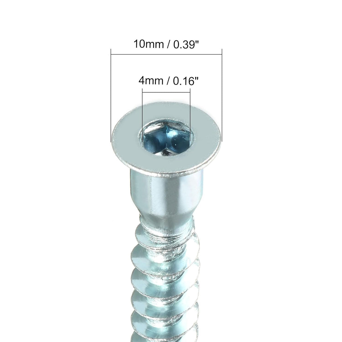 Vis d'Assemblage Meuble5x50mm Bout Pointu